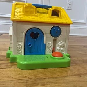 Fisher-Price Yellow and Blue Action Figure Playset